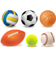 set of balls vector image