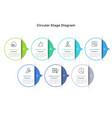modern infographic template vector image
