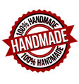 handmade label or sticker vector image