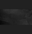 crumpled black paper sheet texture vector image