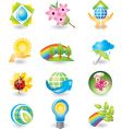 icons nature vector image