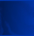 blue halftone background vector image
