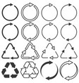arrows in various type vector image