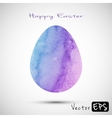 easter egg of watercolor texture vector image