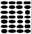 blank frame and label collection vector image