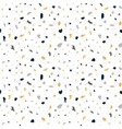terrazzo seamless pattern abstract marble vector image