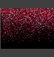 color glitter background for greeting card vector image