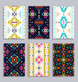 ethnic geometric banner set vector image