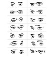 eyes vector image vector image