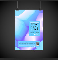 abstract background poster design vector image