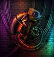 chameleon robot concept vector image vector image