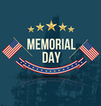 happy memorial day with texture vector image