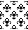 modern fleur de lys background seamless pattern vector image