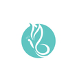 butterfly logo template vector image