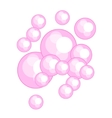 pink bubble gum vector image