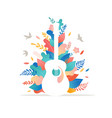 summer fest concept live music festival jazz vector image vector image