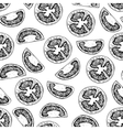 tomato seamless pattern drawing isolated vector image