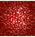 valentines day heart background vector image