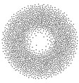 black and white halftone background vector image
