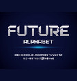 stylized font vector image vector image