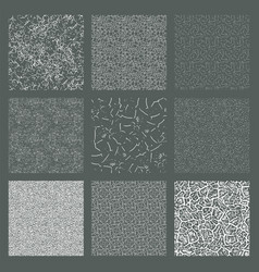Set of 20 hand drawn pattern brushes Royalty Free Vector