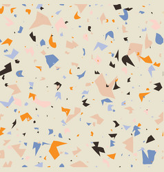 Modern terrazzo seamless pattern decorative Vector Image