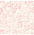 seamless pattern with watercolor flowers vector image