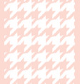 hand drawn ikat houndstooth seamless pattern vector image