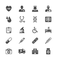 healthcare flat icons vector image