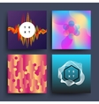 material dynamic motion 2d trendy vector image vector image