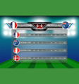 national flag badge group c vector image