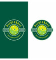 pickleball badge icon in modern minimalist style vector image vector image
