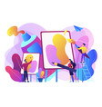 workshop concept vector image