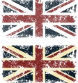 old scratched flag vector image vector image
