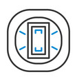 american football stadium birds-eye view icon vector image
