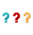 ask problem solution search question mark faq vector image vector image