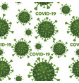 seamless textured pattern covid-19 viruses vector image