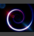 spiral background with light color energy vector image