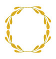 flowers set beautiful wreath elegant vector image vector image