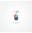 mouse icon vector image