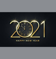 happy new year 2021 background vector image vector image