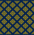 dark blue background with beautiful golg ornament vector image