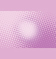 pink halftone pop art background vector image
