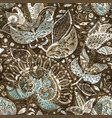 seamless pattern with big decorative vector image vector image