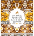aztec decorative seamless pattern vector image