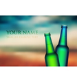 beer glasses vector image vector image