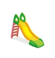playground slide theme elements vector image vector image