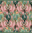 tiger skin mosaic seamless pattern abstract vector image
