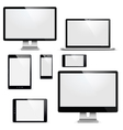 electronic devices set vector image