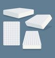 mattress in different positions vector image vector image